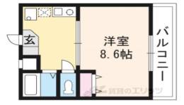 ジョヴィアル１間取り図面