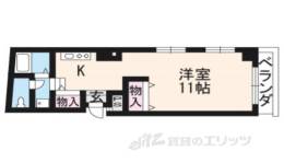 鈴木北白川小倉町マンション間取り図面