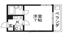 モデラート丸太町間取り図面