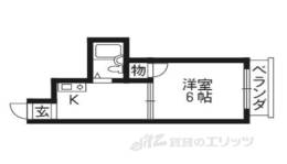万里小路アベニュー間取り図面