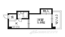万里小路アベニュー間取り図面
