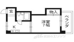 万里小路アベニュー間取り図面