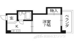 万里小路アベニュー間取り図面