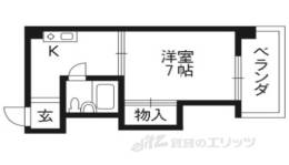 万里小路アベニュー間取り図面