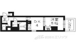 ライオンズマンション四条堀川第二間取り図面