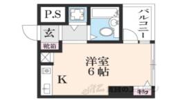 京の五条GREENHOUSE間取り図面