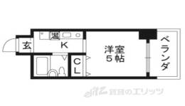 Ｇｌｏｉｒｅ烏丸五条間取り図面