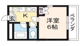 エステート中書島間取り図面