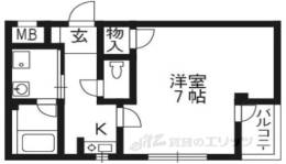 コーポ鍋島間取り図面
