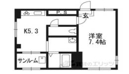 ビッグバーンズ両替町間取り図面