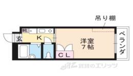 ラクロス桃山間取り図面