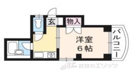 シャトレ一条間取り図面