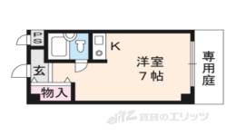 コーポ出町柳間取り図面