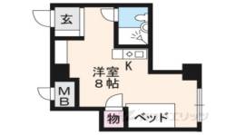 松屋レジデンス百万遍間取り図面