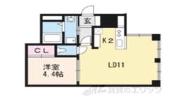 ヴァン四条大宮間取り図面