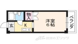 禅昌院町ハイツ１間取り図面