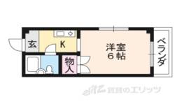 禅昌院町ハイツ１間取り図面