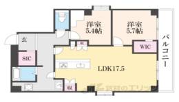 プレシャス御池間取り図面