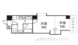 プレシャス御池間取り図面