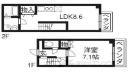 バインオークファイン間取り図面
