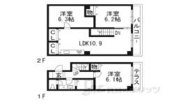 バインオークニック間取り図面
