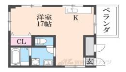 二条コーポ間取り図面