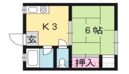 箱ノ井ハイツ間取り図面