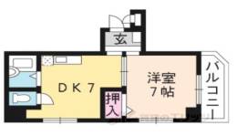 ラフィーネ四条堀川間取り図面