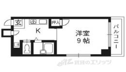 ラフィーネ四条堀川間取り図面