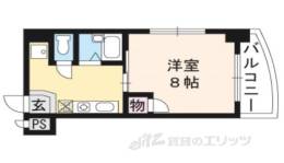 ラフィーネ四条堀川間取り図面