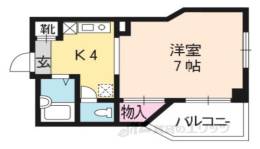 ラフィーネ四条堀川間取り図面