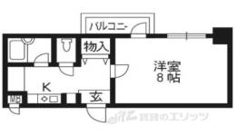 大晋メゾネ四条大宮間取り図面