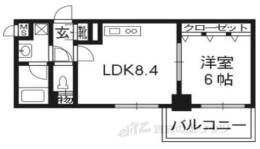 プラネシア星の子四条烏丸間取り図面