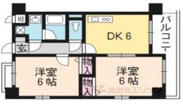 プラネシア星の子京都駅前西間取り図面
