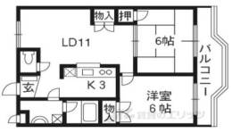 サンバースト山崎間取り図面