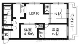 サンバースト山崎間取り図面