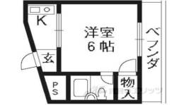 ＪＰアパートメント宇治間取り図面