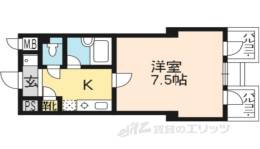 パインフィールド御池間取り図面