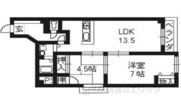 ラフィーネ御池間取り図面