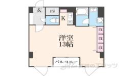 ラフィーネ御池間取り図面