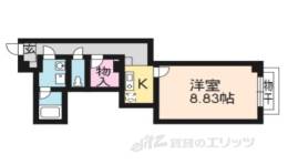 プラネシア星の子山科駅前間取り図面