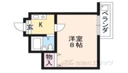 フルール衣笠間取り図面
