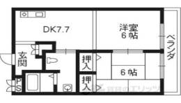 陵南ハイツ間取り図面