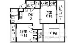 カーサＮＡＫＡＭＵＲＡ２間取り図面