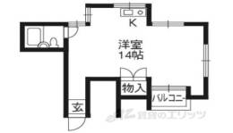 コーポ浄土寺間取り図面