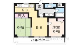 第３３長栄　今小路メリーハイツ間取り図面