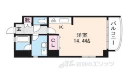 ランブラス御所東間取り図面