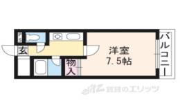 コスモハイツ河原町間取り図面