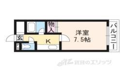 コスモハイツ河原町間取り図面