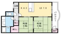 ラクロス丹波橋間取り図面